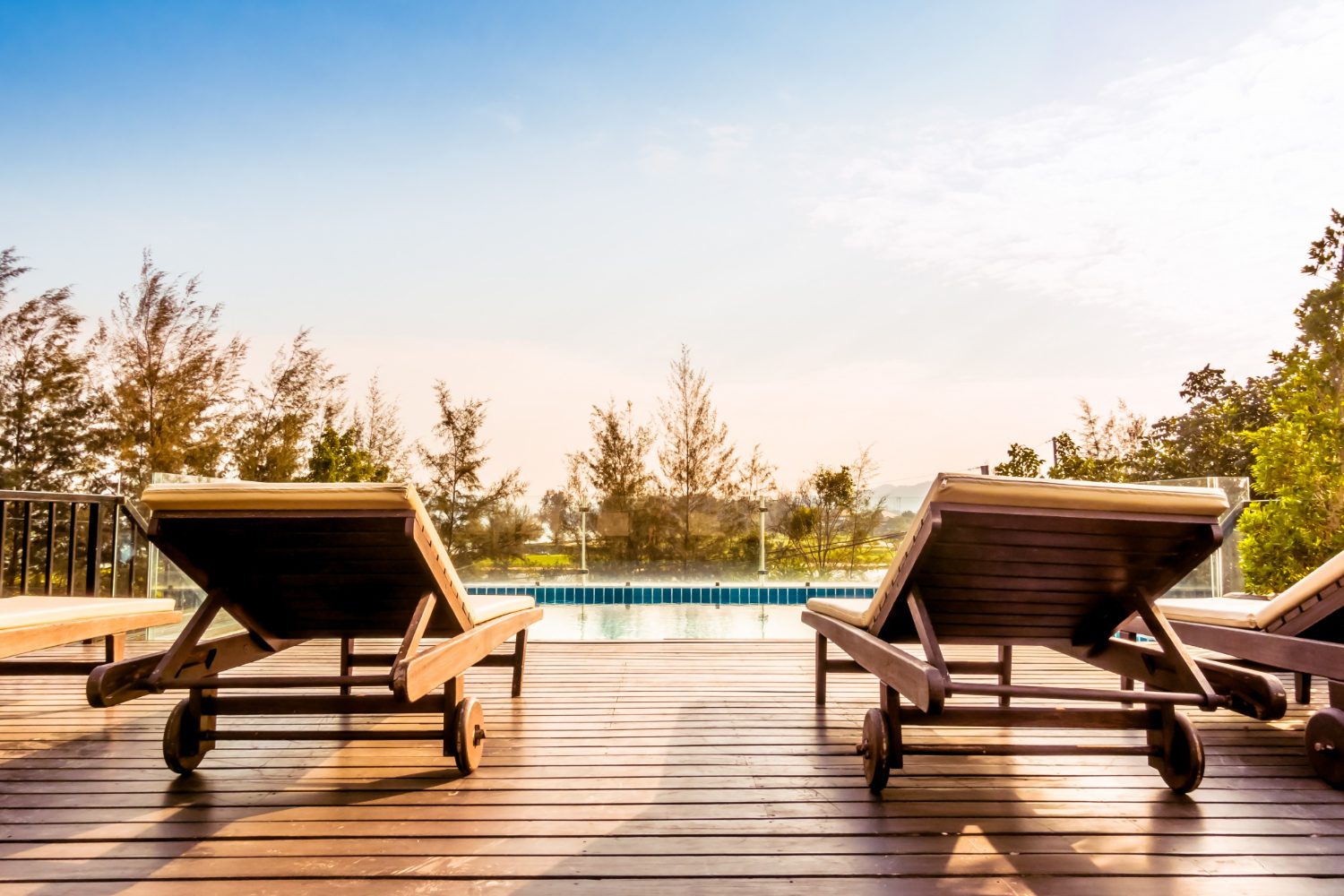 A luxurious deck.